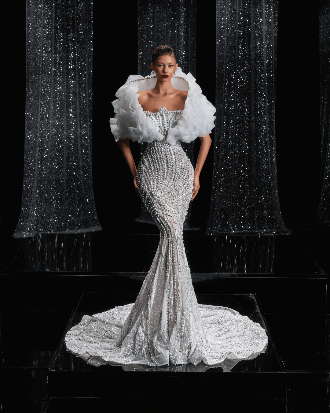 Anaone Bridal Dress with Pearls - BLINI