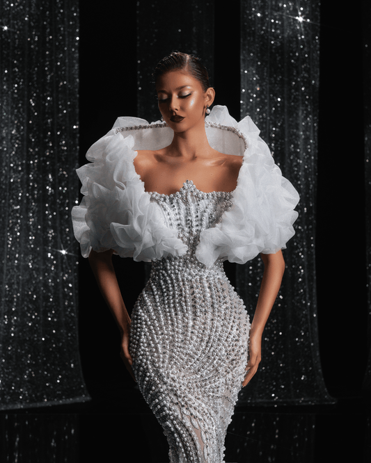 Anaone Bridal Dress with Pearls - BLINI