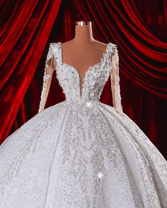 Areale Bridal Dress with Crystals - BLINI