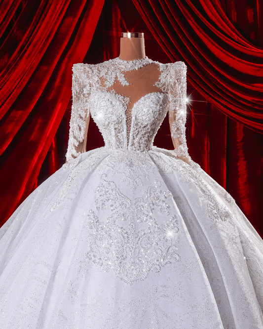 Conea Bridal Dress with Crystals - BLINI