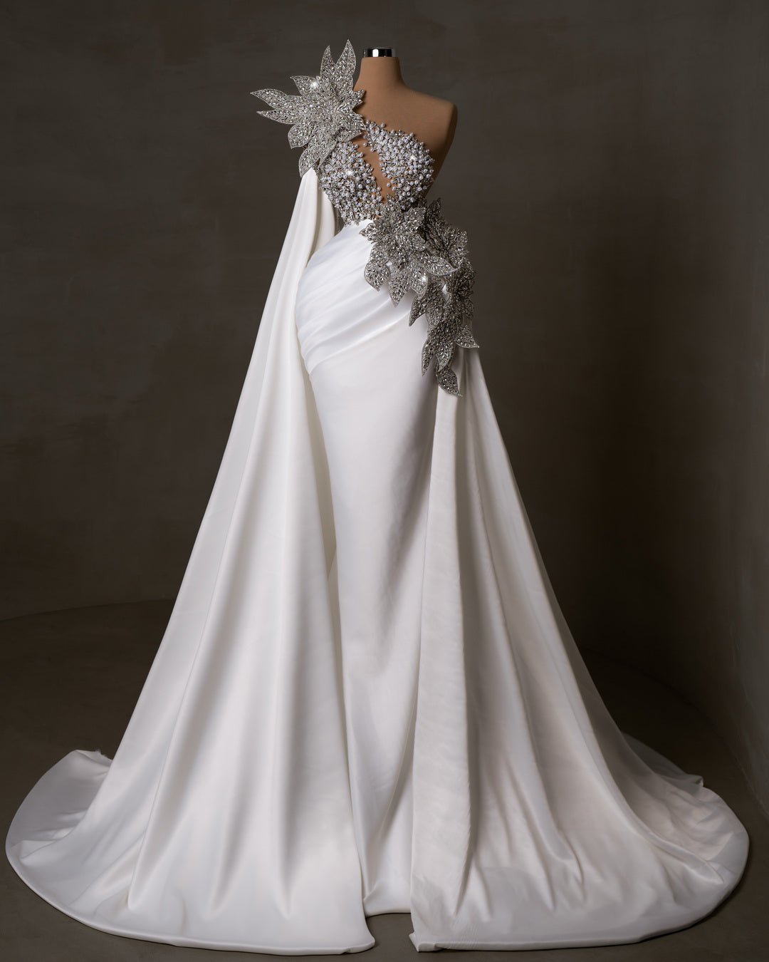 Finesse Bridal Dress with Crystals and Pearls - BLINI