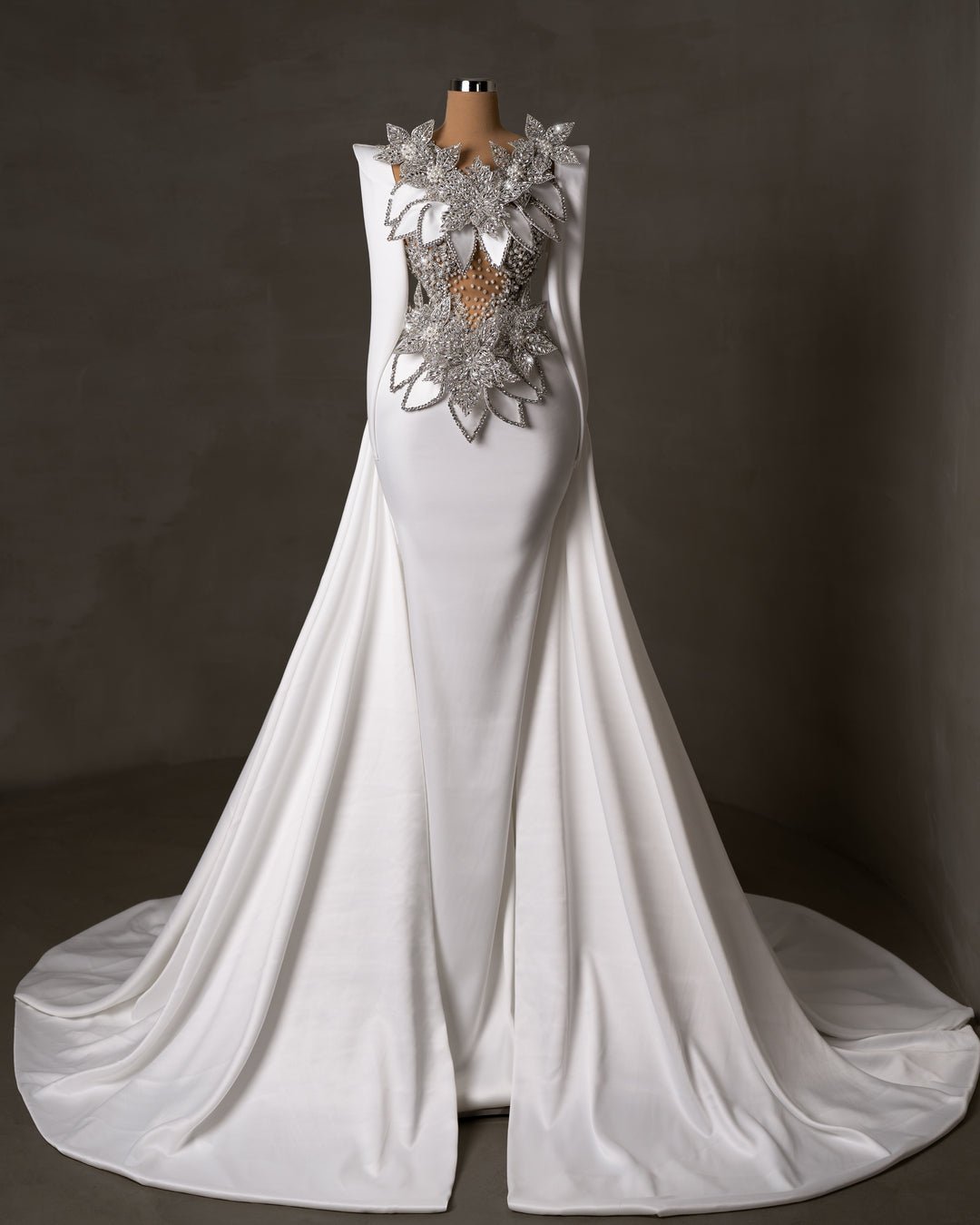 Fyness Bridal Dress with Crystals and Pearls - BLINI