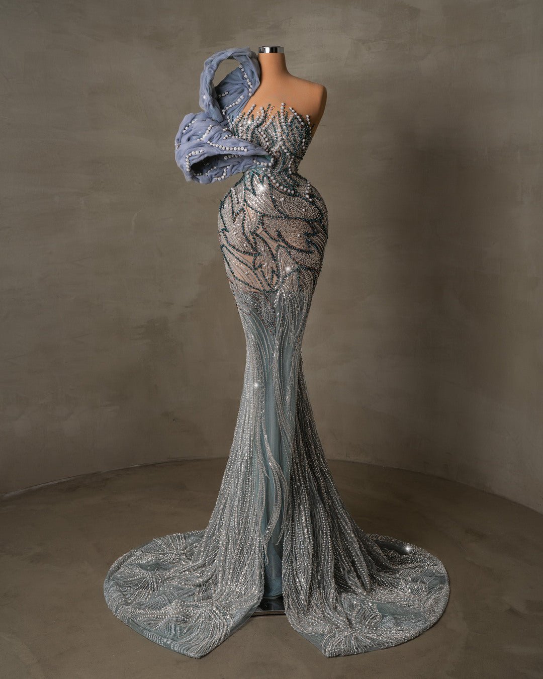 Jamela One - Shoulder Dress with Crystal - BLINI