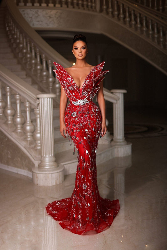 Kareen Sleeveless Dress with Stones - BLINI