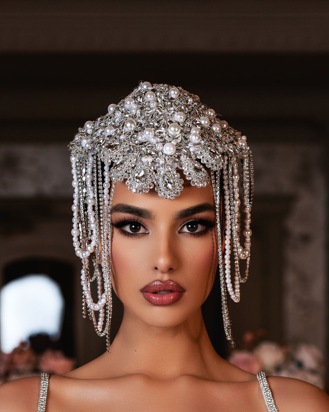 Losié Bridal Dress with Crystals and Tulle - BLINI