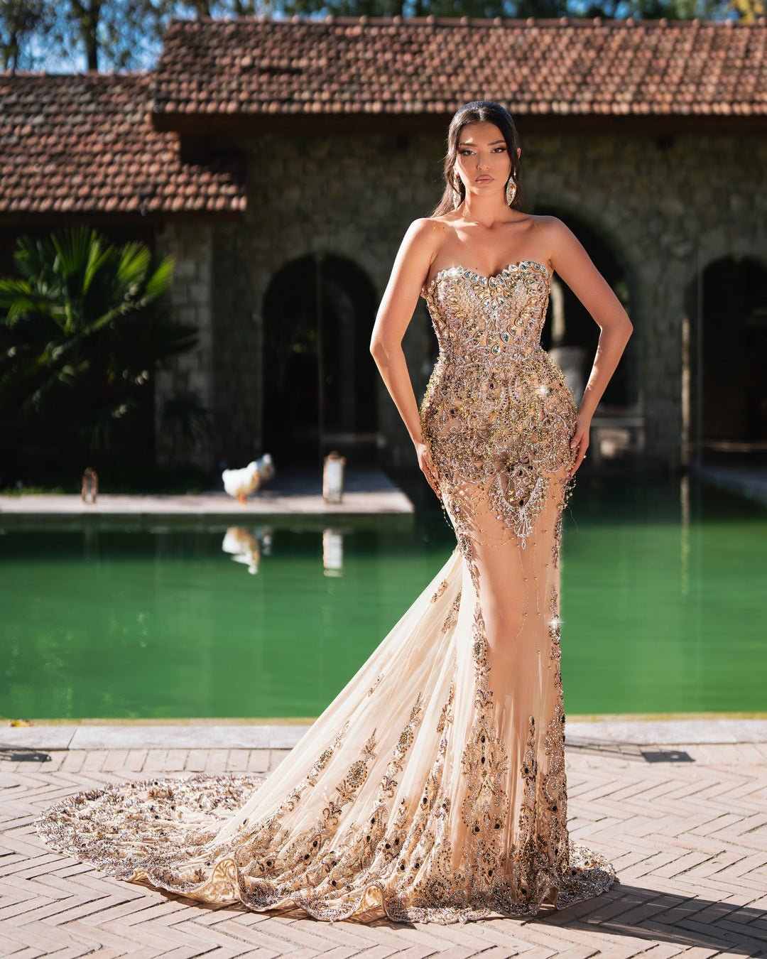 Maja Long Dress with Two - in - One Chic - BLINI