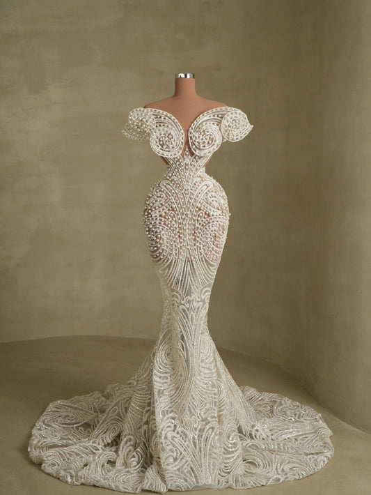 Minoa Sleeveless Bridal Gown - BLINI