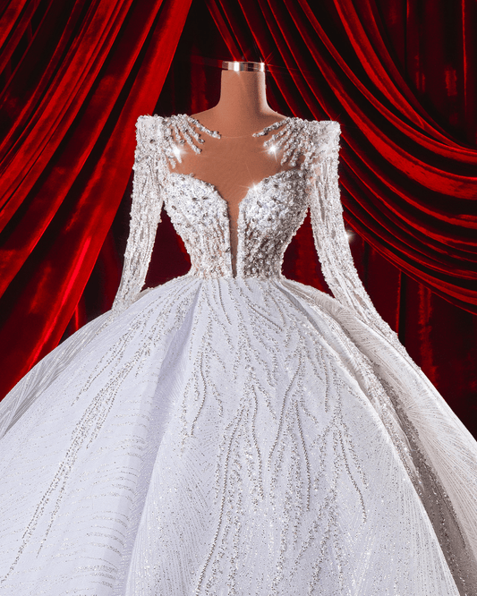 Moloy Bridal Dress with Crystals - BLINI