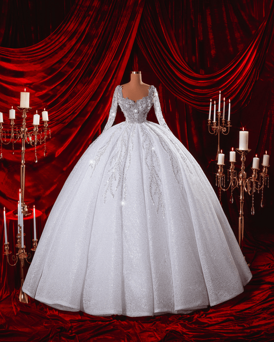 Saela Bridal Dress with Crystals - BLINI