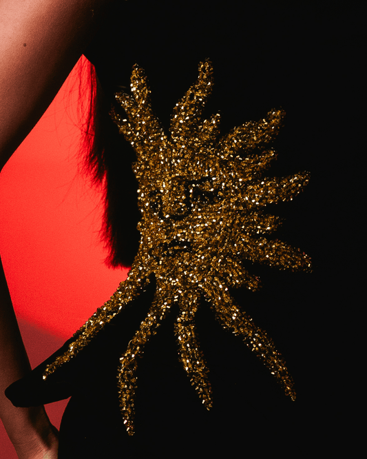 Tayle Sleeveless Corset with Sun Detail - BLINI