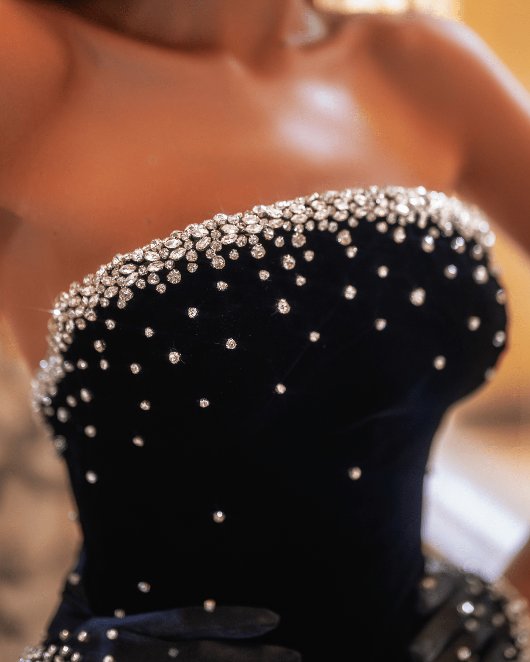 Ulerea Metallic Gray Short Dress with Petal Layers - BLINI